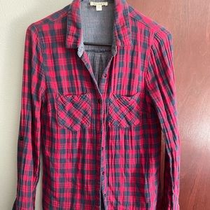 Plaid button up
